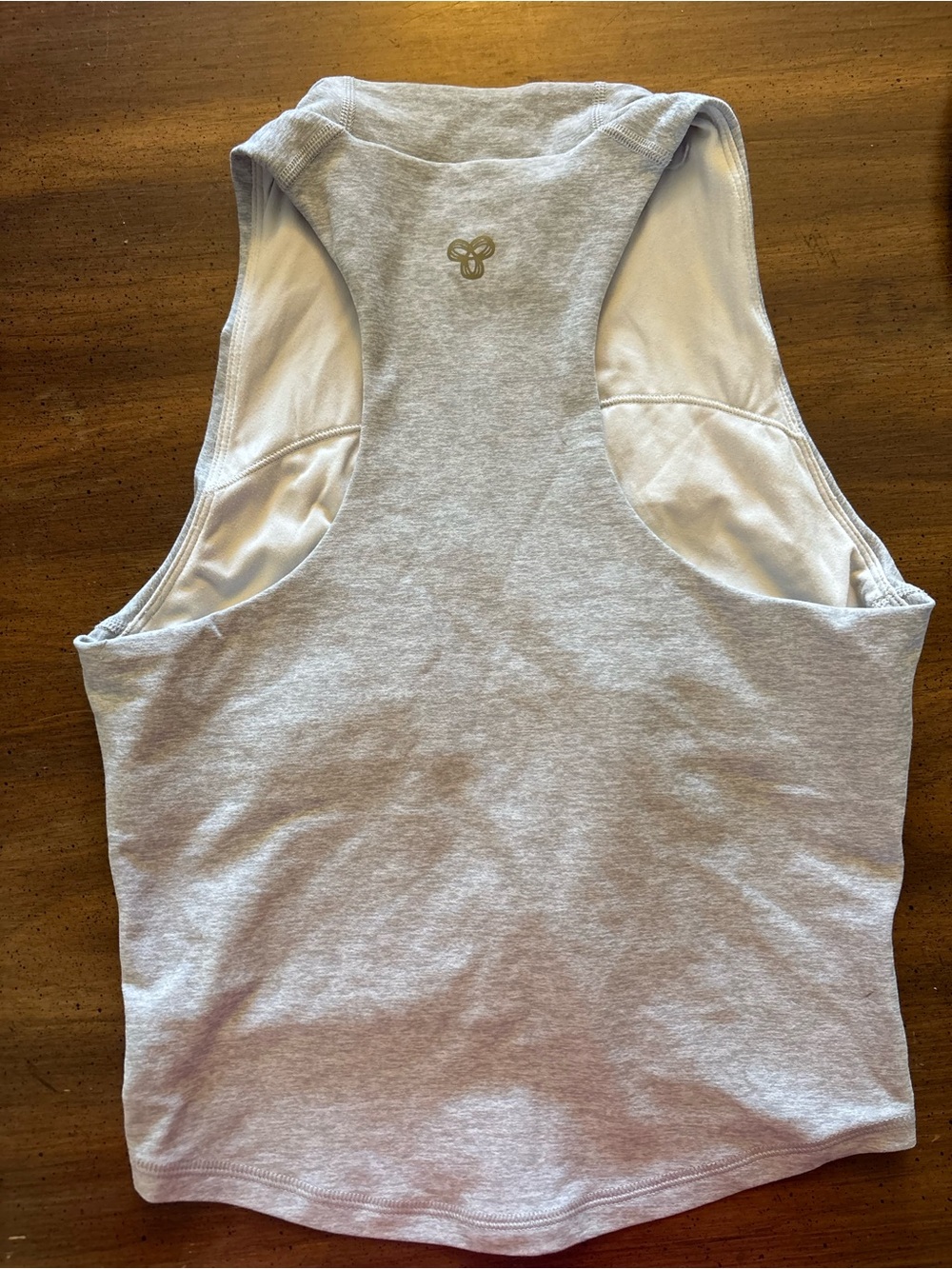 Aritzia Golden Light Gray Women's Racerback Tank Top